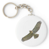 red-tail soaring Keychain