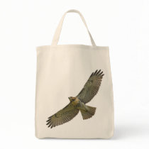 red-tail soaring Tote Canvas Bags