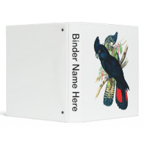 Red tailed, Black (Banksian) Cockatoos. 3 Ring Binders