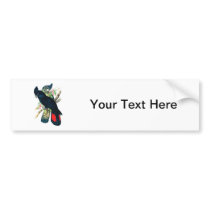 Red tailed, Black (Banksian) Cockatoos. Bumper Stickers