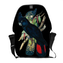 Red tailed, Black (Banksian) Cockatoos. Courier Bags
