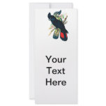 Red tailed, Black (Banksian) Cockatoos. Personalized Rack Card