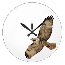 Red Tailed Hawk Bird Wall Clock