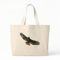 RED TAILED HAWK FLYING bags