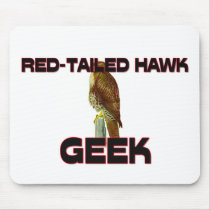 Red-Tailed Hawk Geek mousepads