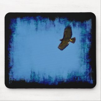 Red Tailed Hawk in Flight Mouse Pad