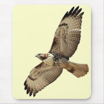 Red Tailed Hawk Mousepad by farmer77 Red Tailed Hawk Mousepad