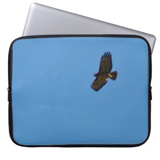 Red-Tailed Hawk Soaring Computer Sleeve