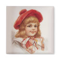 Red Tam Girl magnets