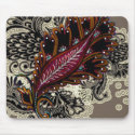 Red Tapestry mousepads