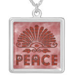 Red Tattoo Peace Art Jewelry
