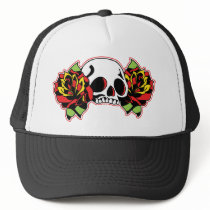 red tattoo skull hats by thecuteinstitute red tattoo skull hats