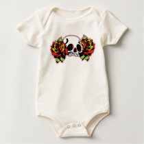 red tattoo skull t-shirts by thecuteinstitute red tattoo skull t-shirts