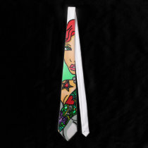 red tattooed pin up ties by Chocolate_honeybee red tattooed pin up ties