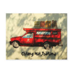 chiang-mai-postcards, taxi-postcards,