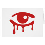 Red Tears Folding Card Red Tears Folding Card