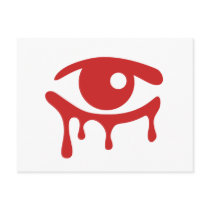 Red Tears Postcard