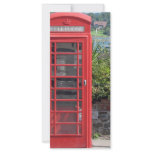 Red Telephone box Rack Cards