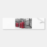 Red Telephone boxes Bumper Sticker