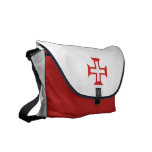 Red Templar Cross Courier Bag