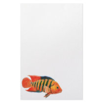 Red Terror Cichlid Stationery
