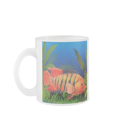 Red Terror Festae Cichlid Mug by twopurringcats