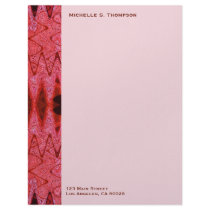 red texture letterhead by DonnaGraysonAbstract red texture letterhead
