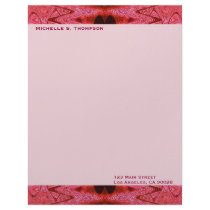 red textures letterhead by DonnaGraysonAbstract red textures letterhead