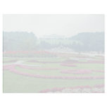 Red The Shonbrunn Castle, Vienna, Austria flowers Letterhead