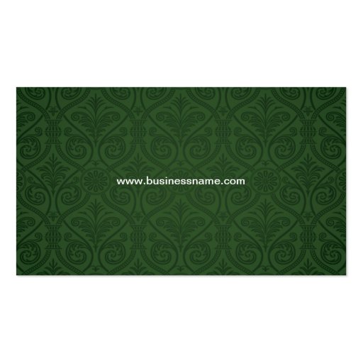Red Theater Curtain Business Card (back side)