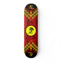 Red Tiger Dragon Skateboard