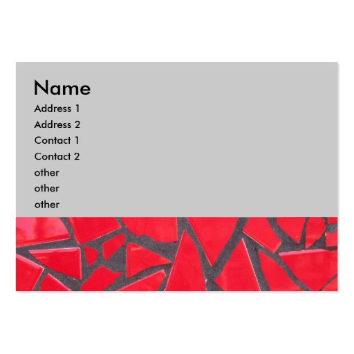 red tile business cards