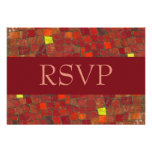 Red Tile RSVP invitations