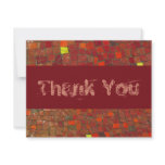 Red Tile Thank You Personalized Invites