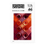 red tiles postage