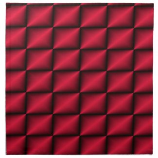 RED TILES PRINTED NAPKIN 