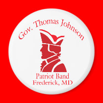 Red TJ Band Magnet