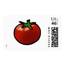 Red tomato stamps