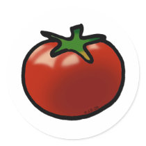 Red tomato sticker