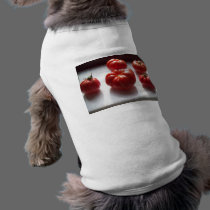 Red Tomatoes Dog Shirt pet clothing