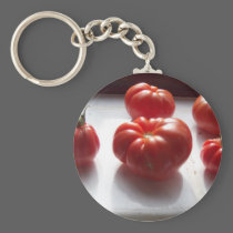 Red Tomatoes Keyring keychains