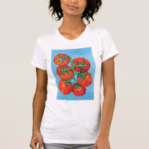 Red Tomatoes Ladies T-shirt