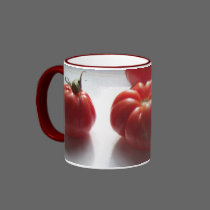 Red Tomatoes Mug mugs