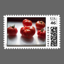 Red Tomatoes Stamp stamps