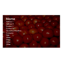 Red tomatoes texture business card