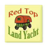 Red Top Land Yacht Magnets