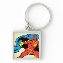 Red Tornado Cape Pose Key Chain