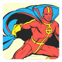 Red Tornado Cape Pose Stickers