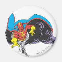 Red Tornado Emerges Fridge Magnets