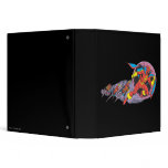 Red Tornado In Wind Motion Binder